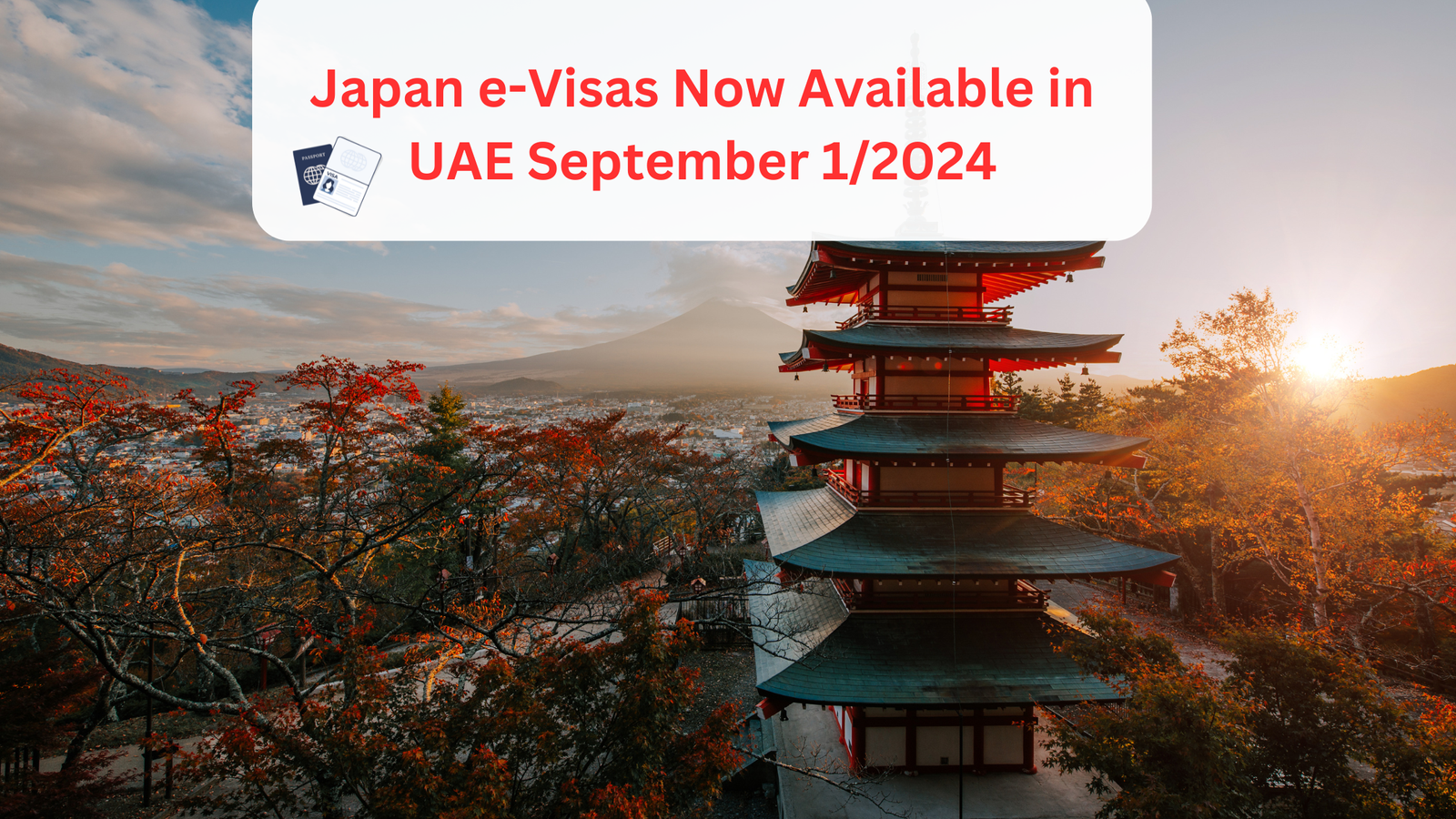 Japan e-Visas Available in UAE Now | How to Apply